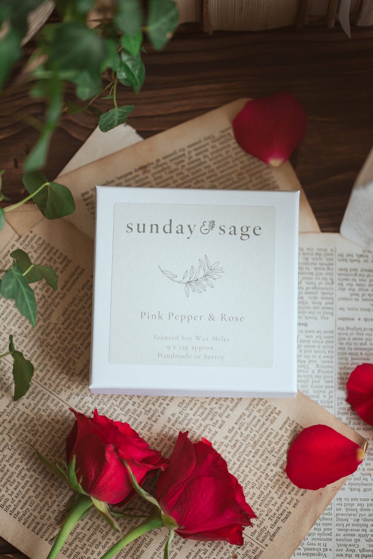 Pink Pepper & Rose Scented Soy Wax Melts