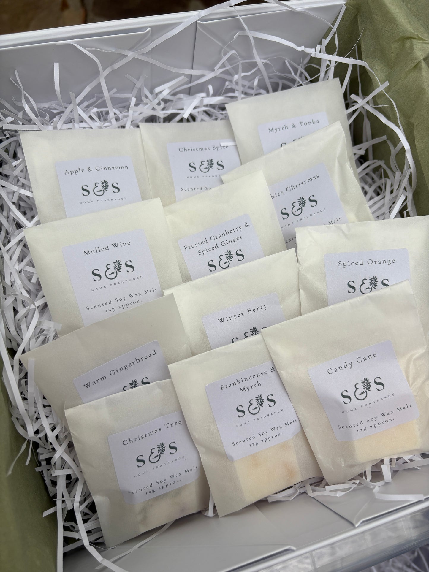 Christmas 12 Wax Melt Selection Box