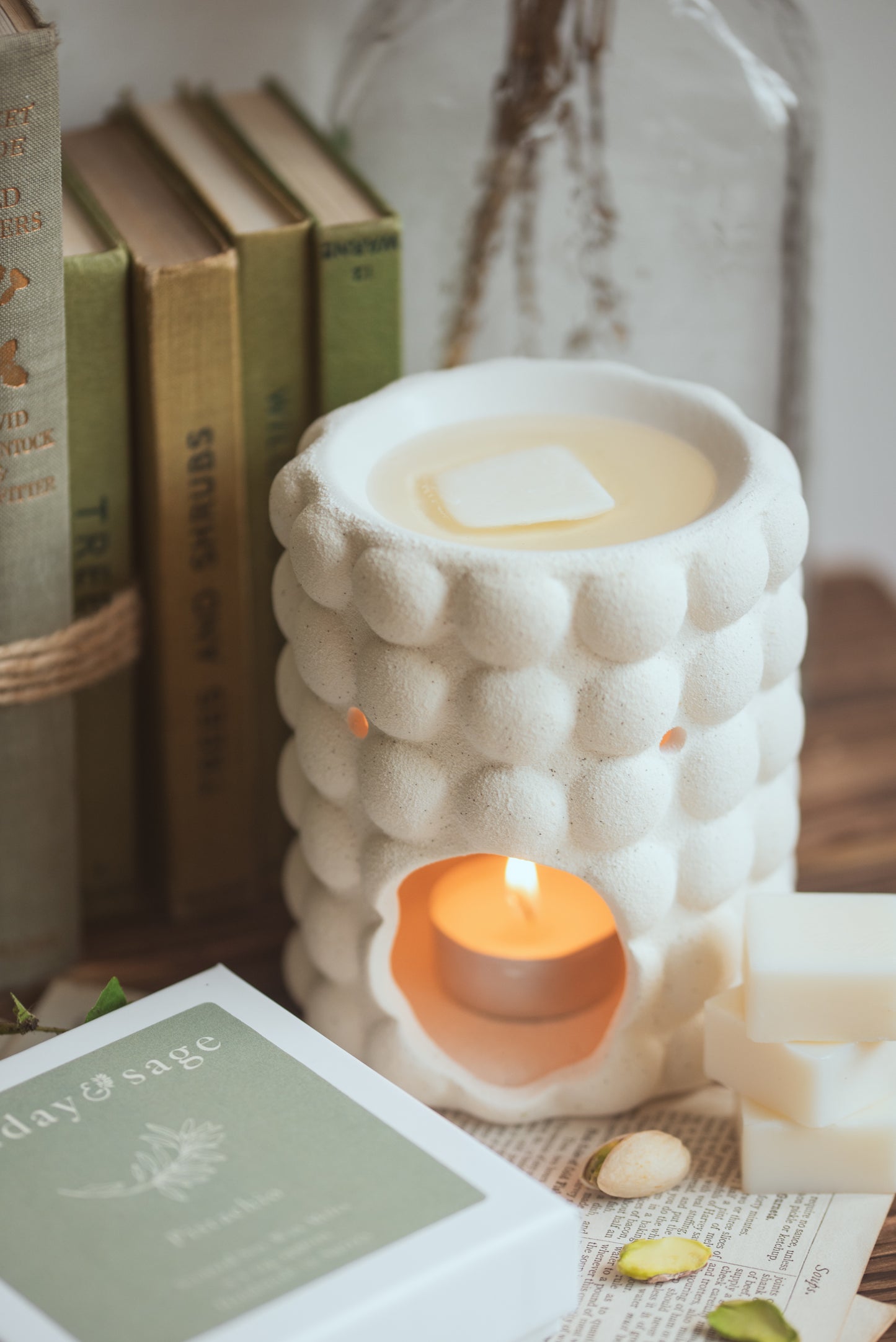 Ceramic Bubble Wax Melt Burner