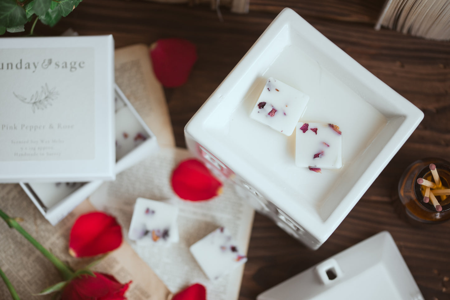 Pink Pepper & Rose Scented Soy Wax Melts