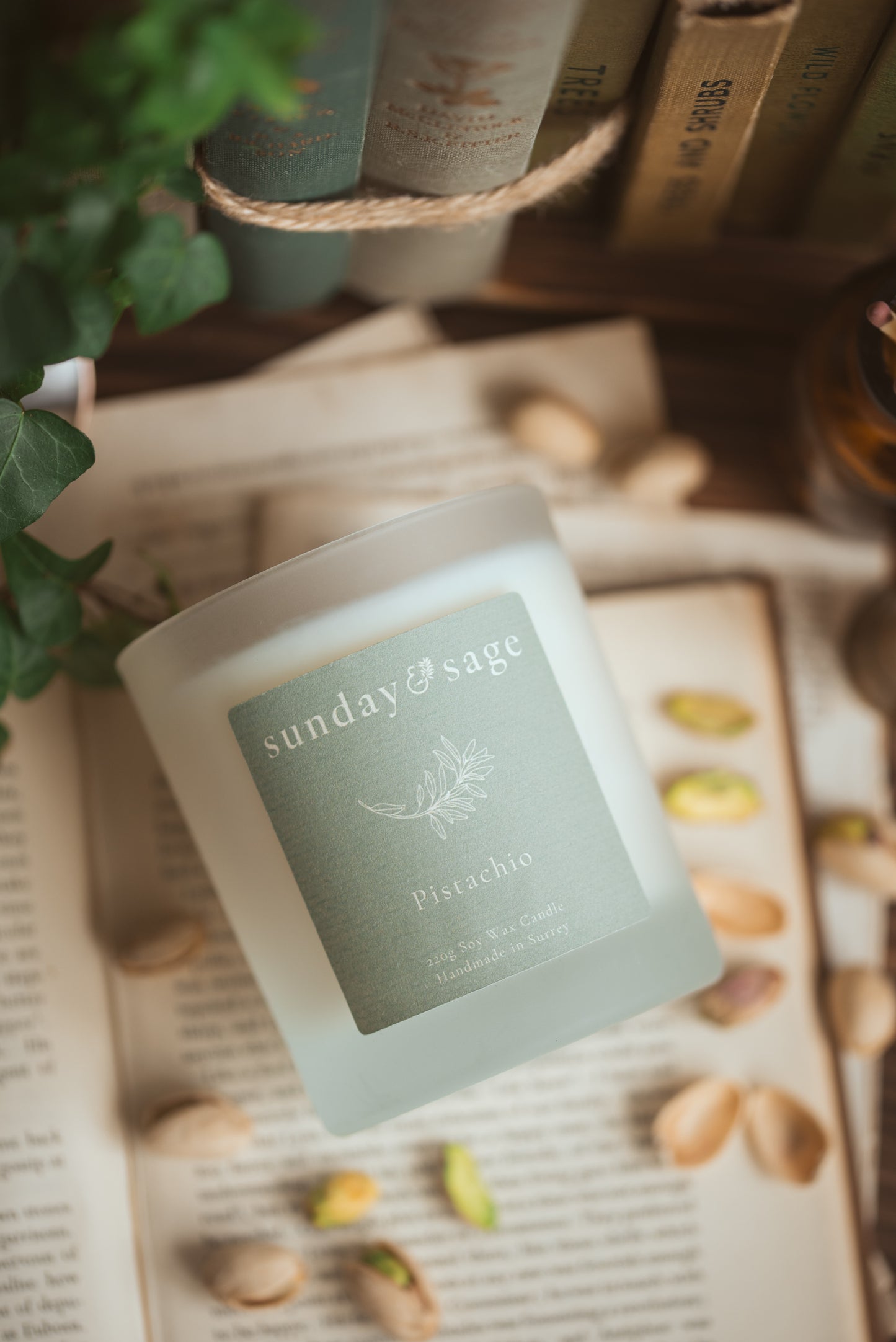 Pistachio Scented Soy Candle