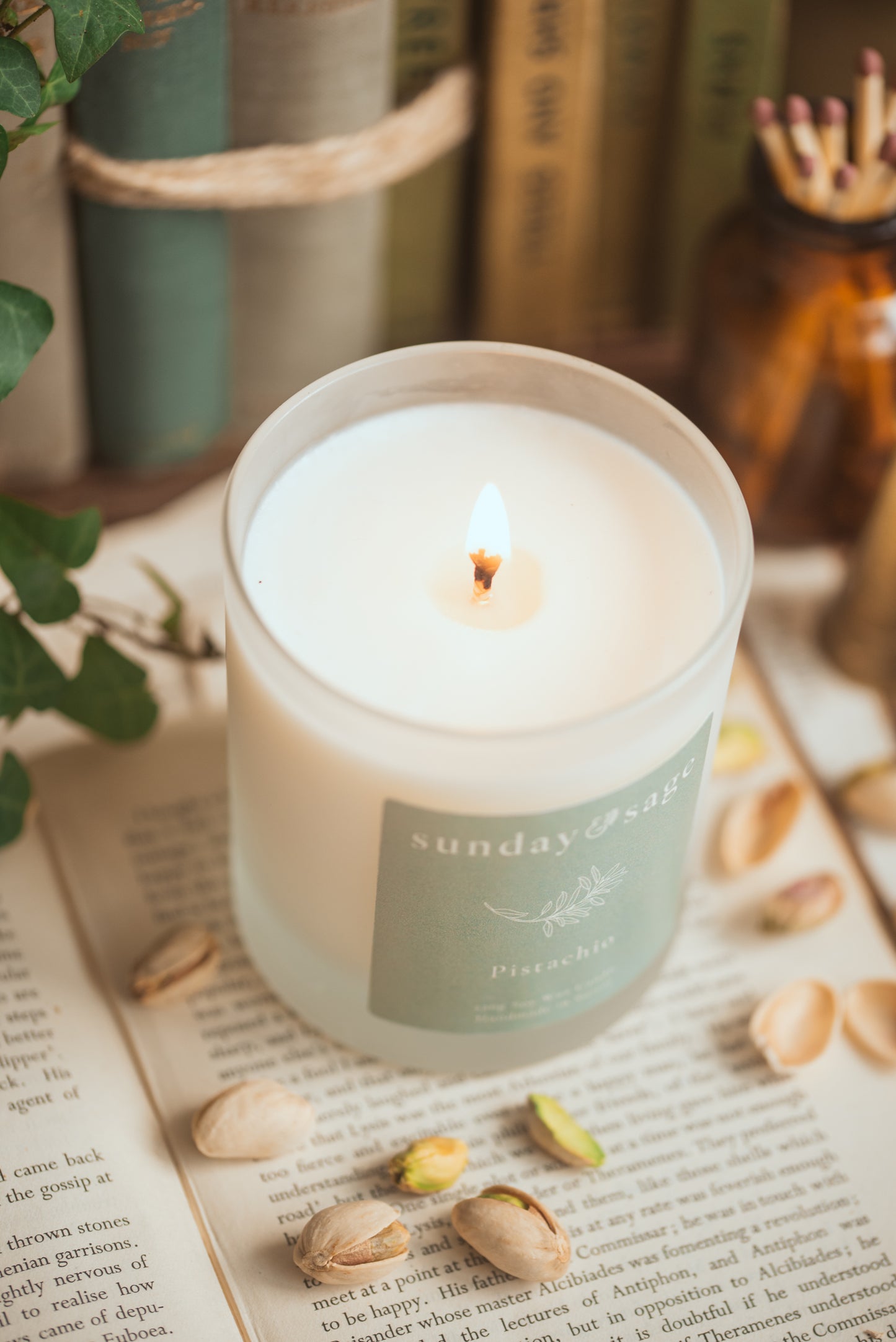 Pistachio Scented Soy Candle