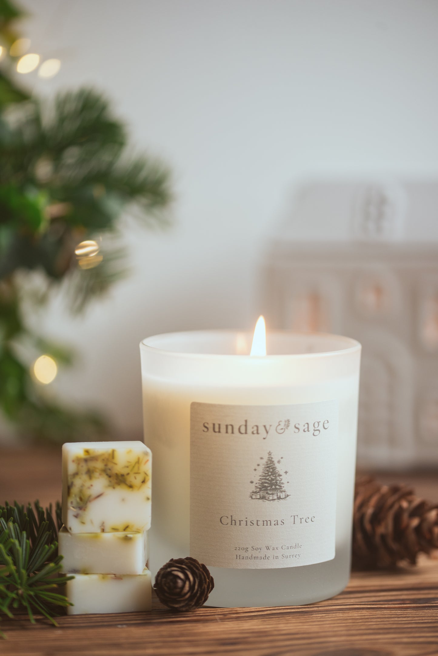 Christmas Tree Scented Soy Candle