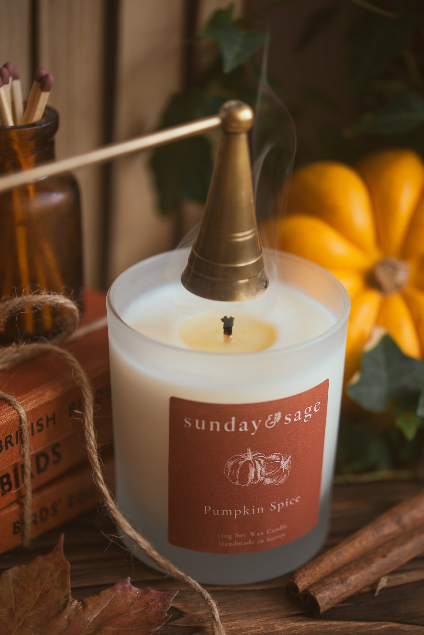 Pumpkin Spice Scented Soy Candle