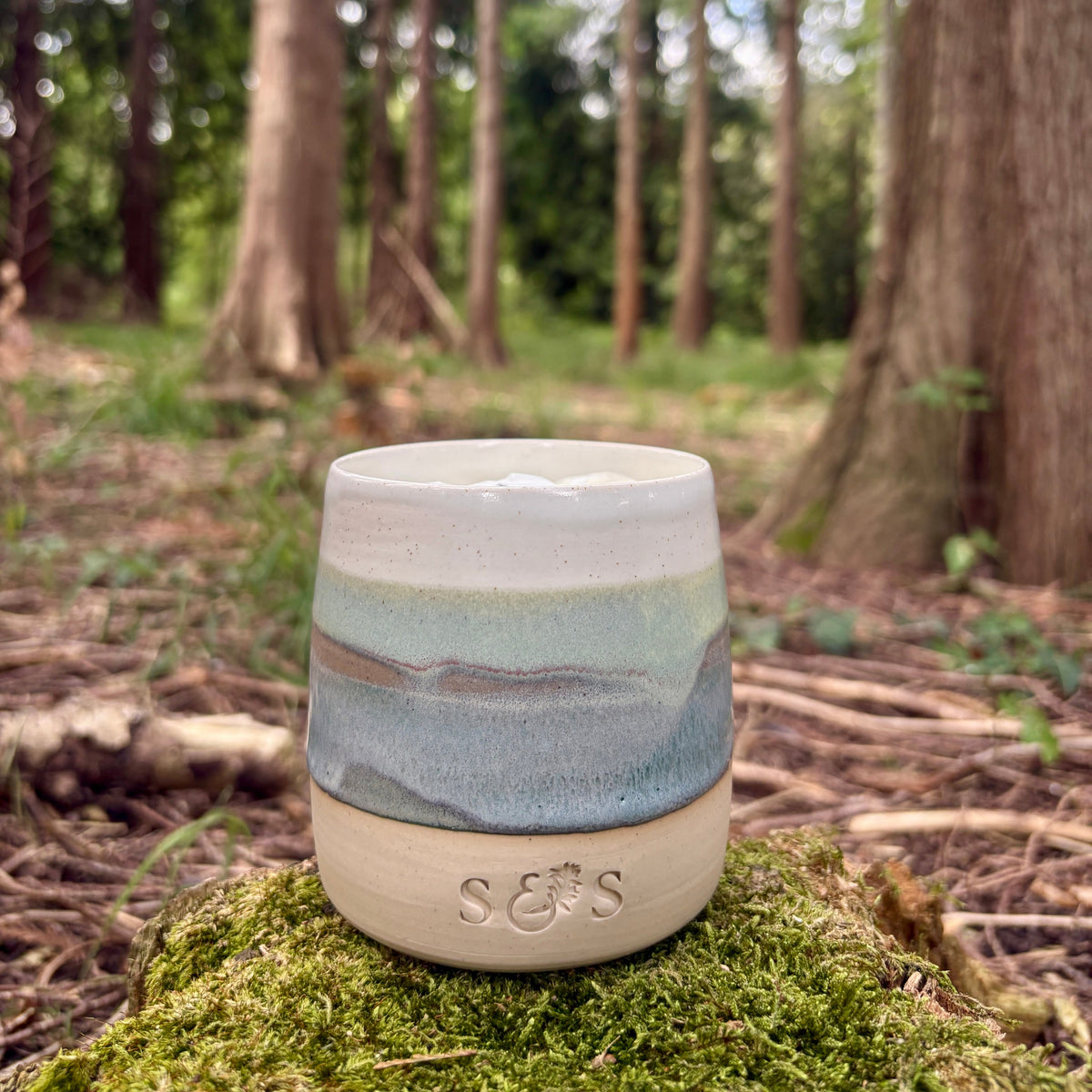 Forest Refillable Ceramic Candle- Starter Set