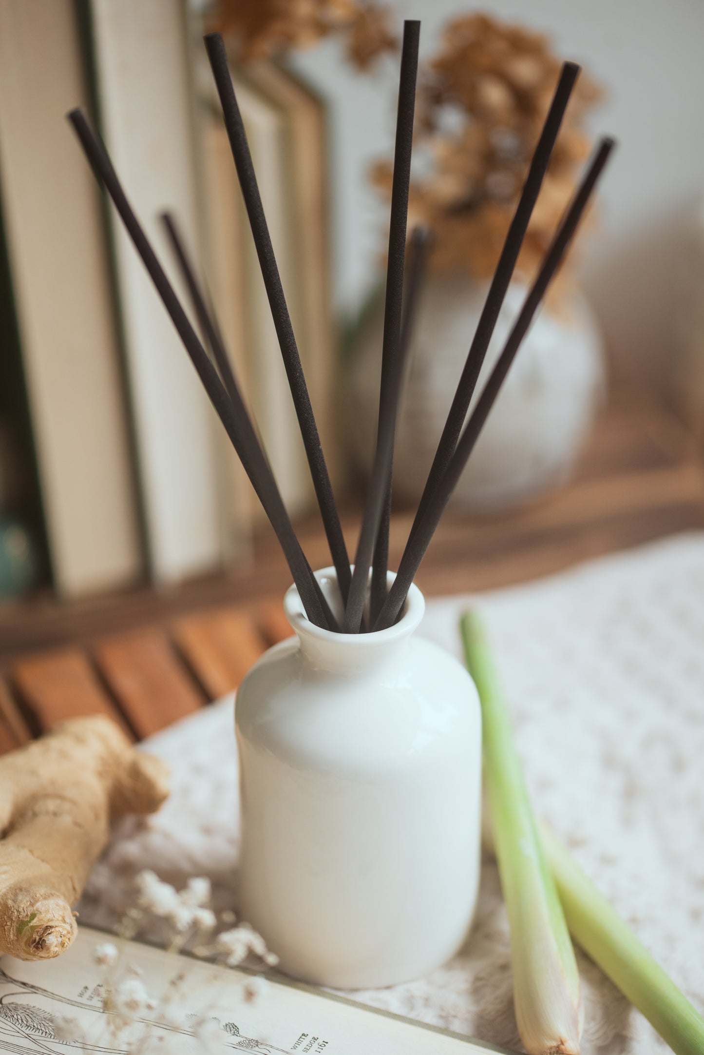 Lemongrass & Ginger Refillable Reed Diffuser