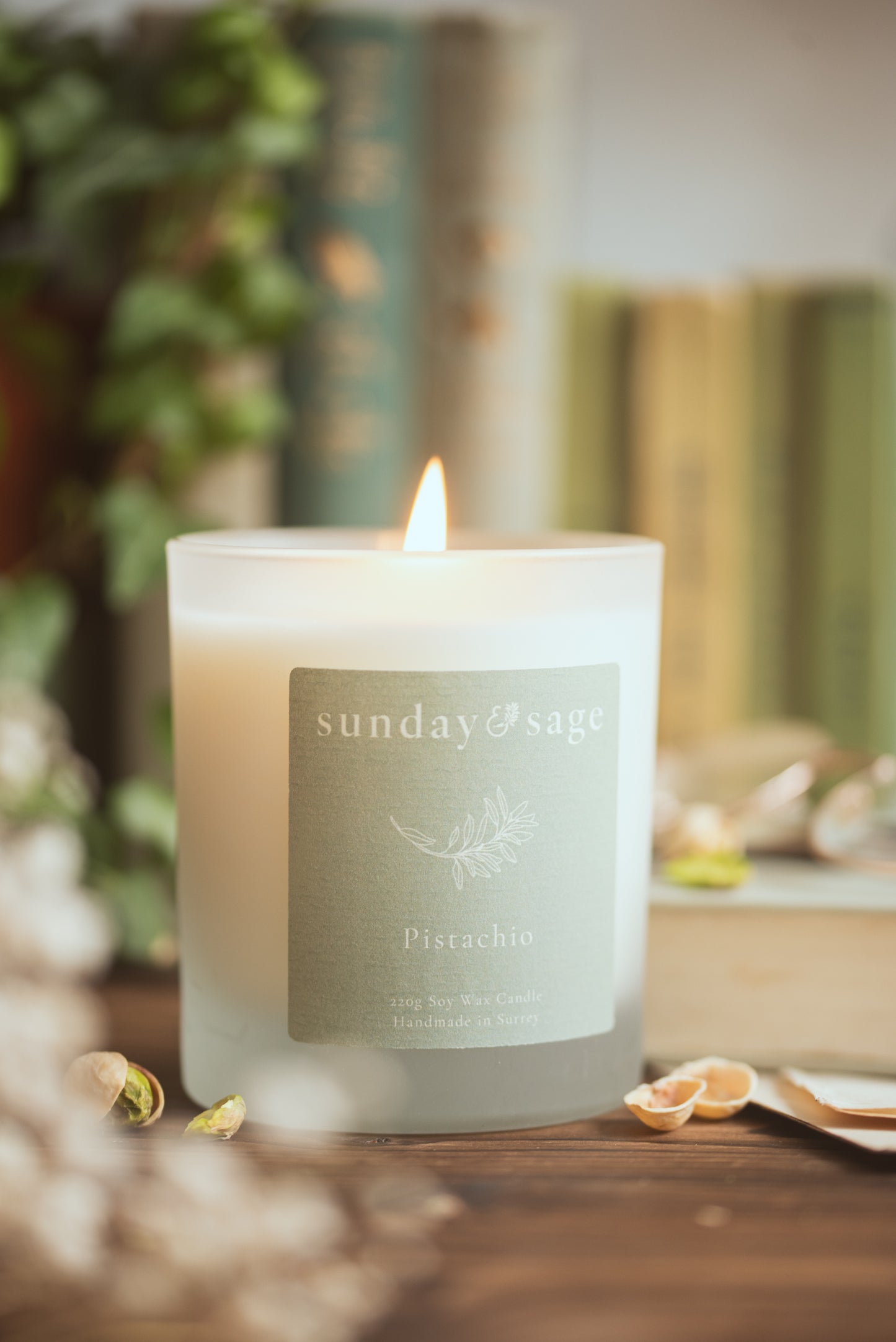 Pistachio Scented Soy Candle