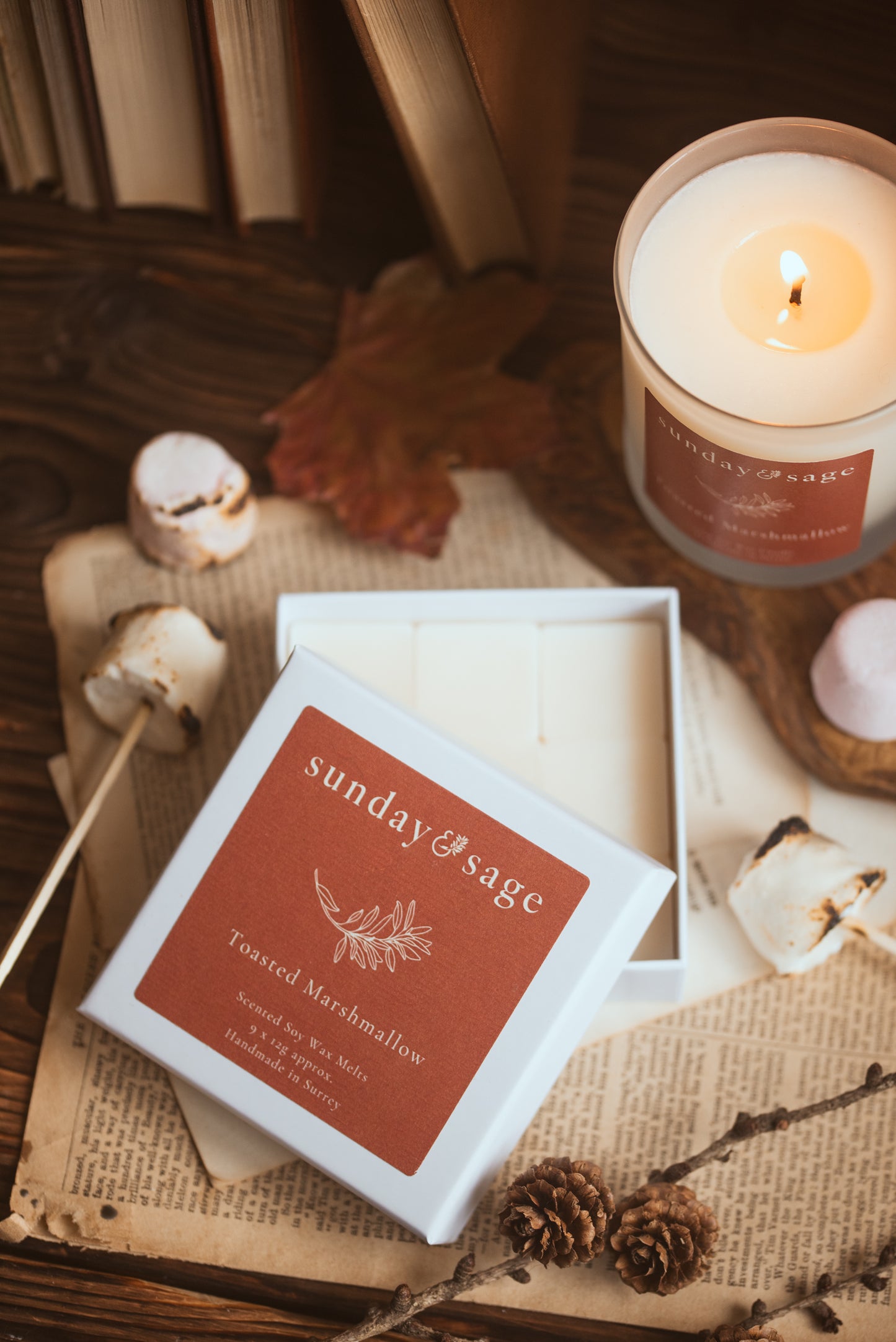 Toasted Marshmallow Scented Soy Wax Melts