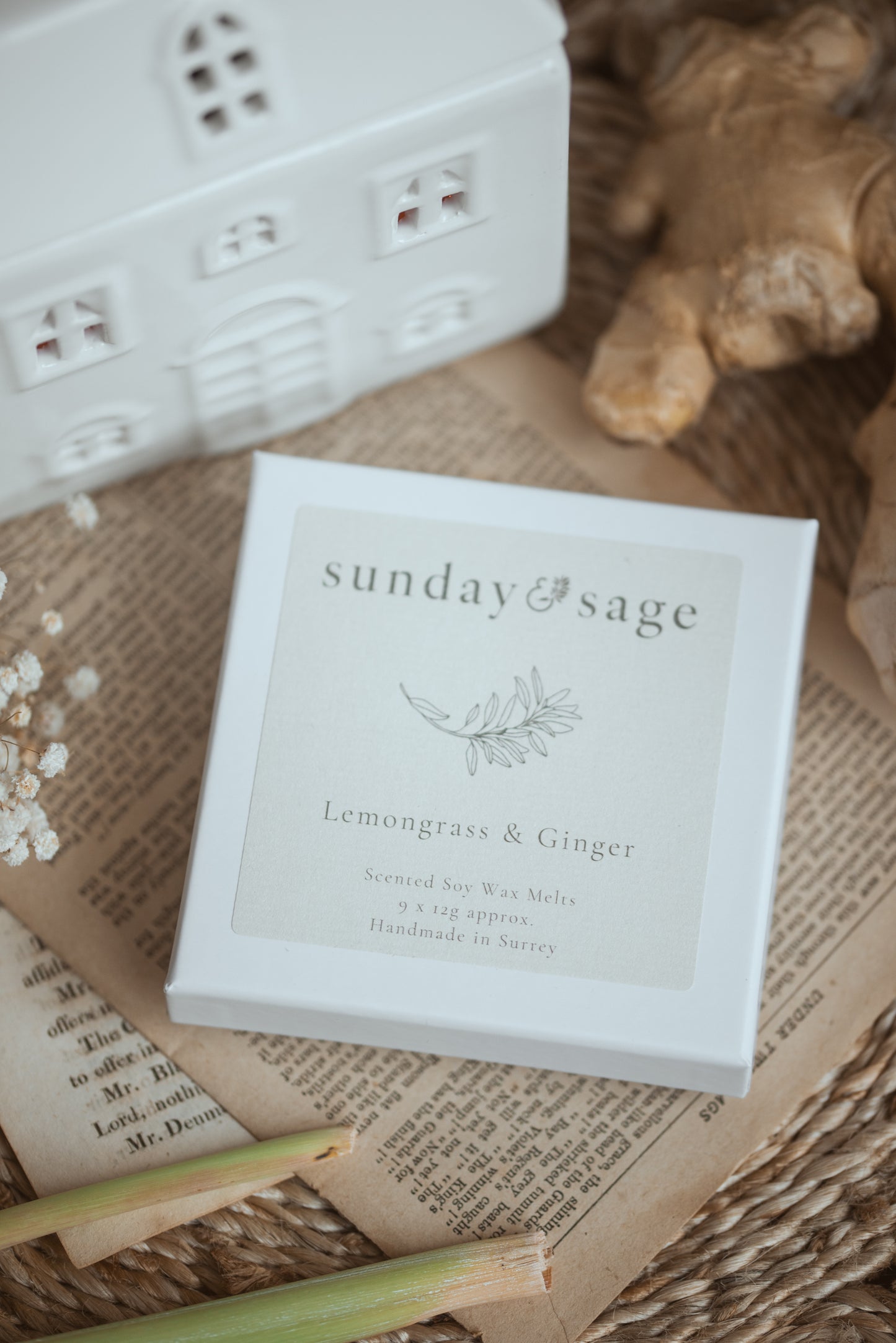 Lemongrass & Ginger Soy Wax Melts