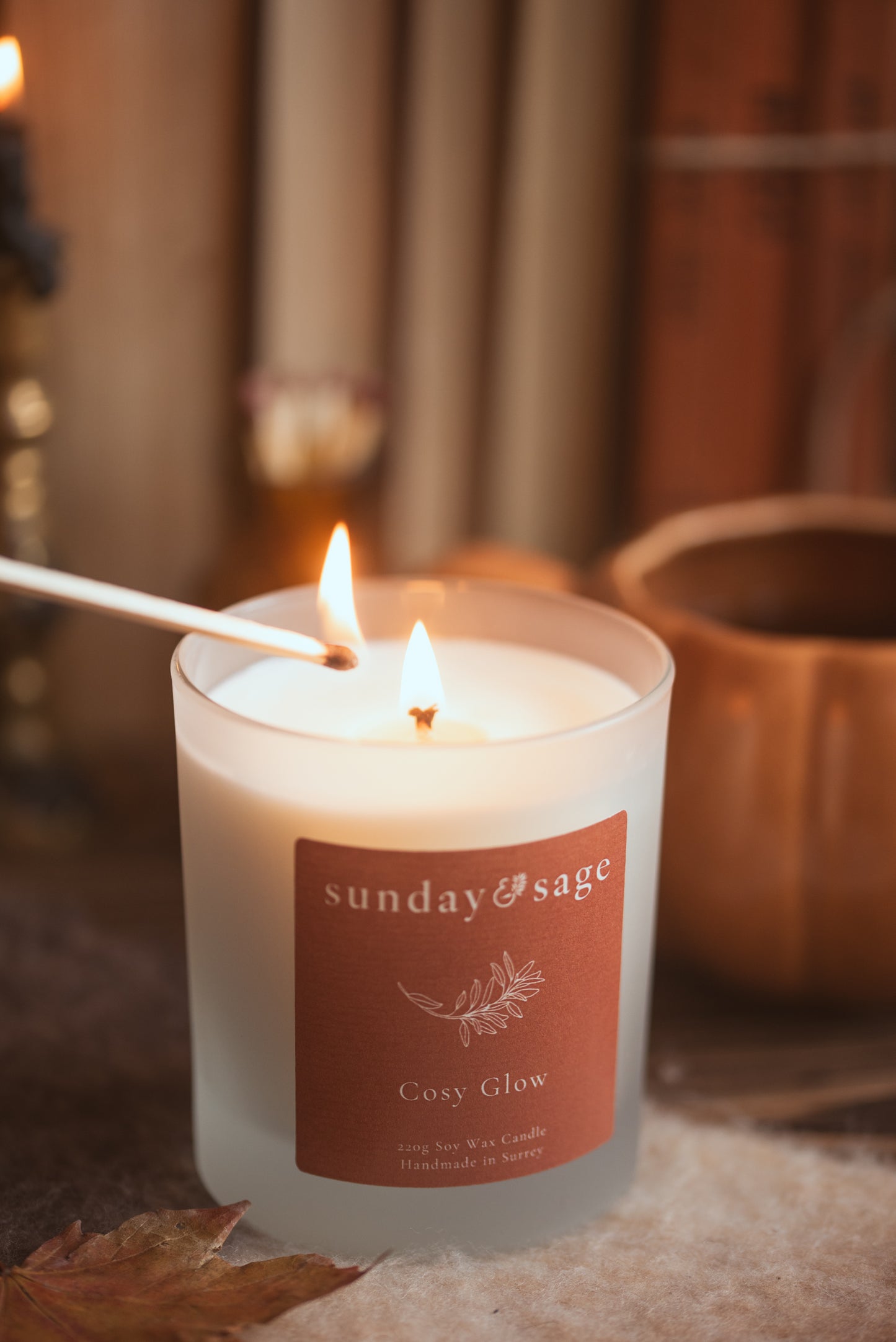 Cosy Glow Scented Soy Candle