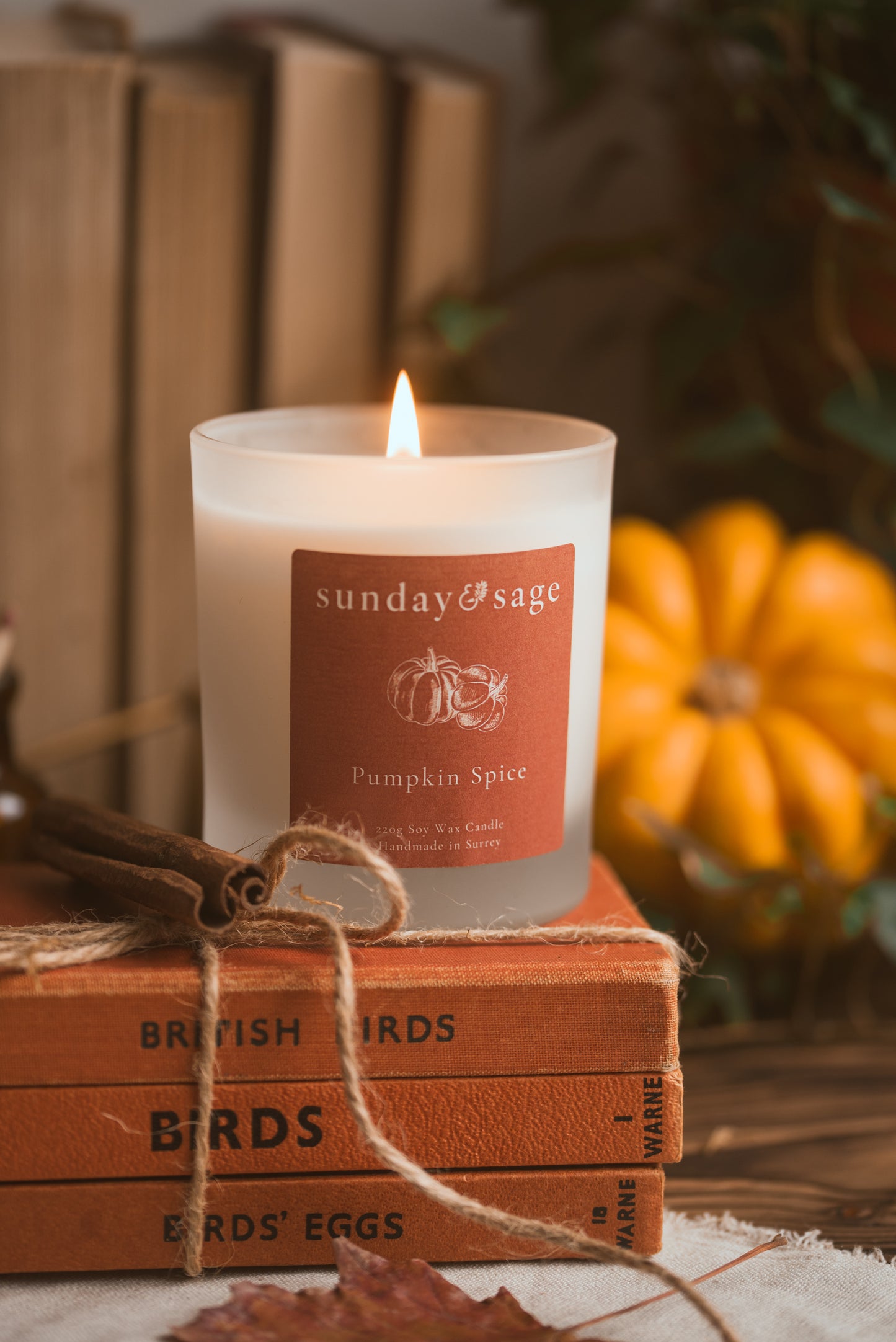 Pumpkin Spice Scented Soy Candle
