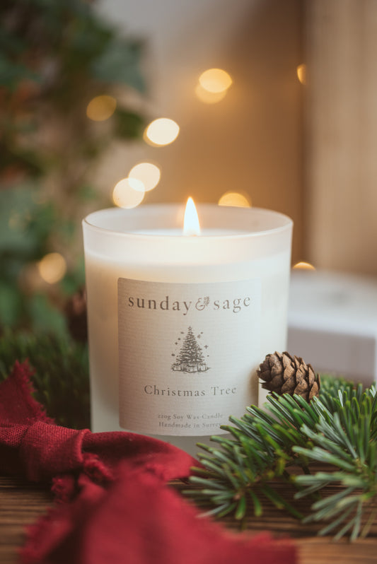 Christmas Tree Scented Soy Candle