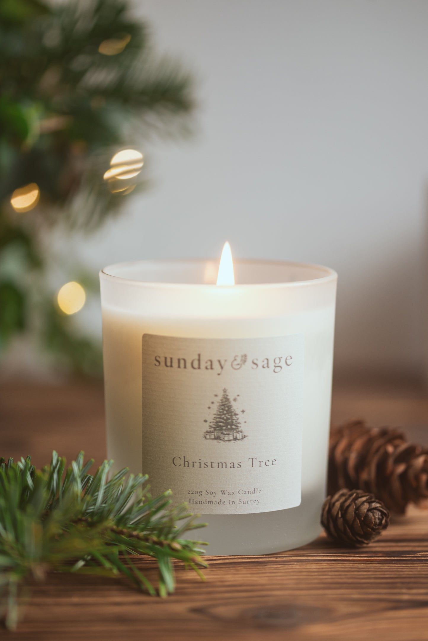 Christmas Tree Scented Soy Candle