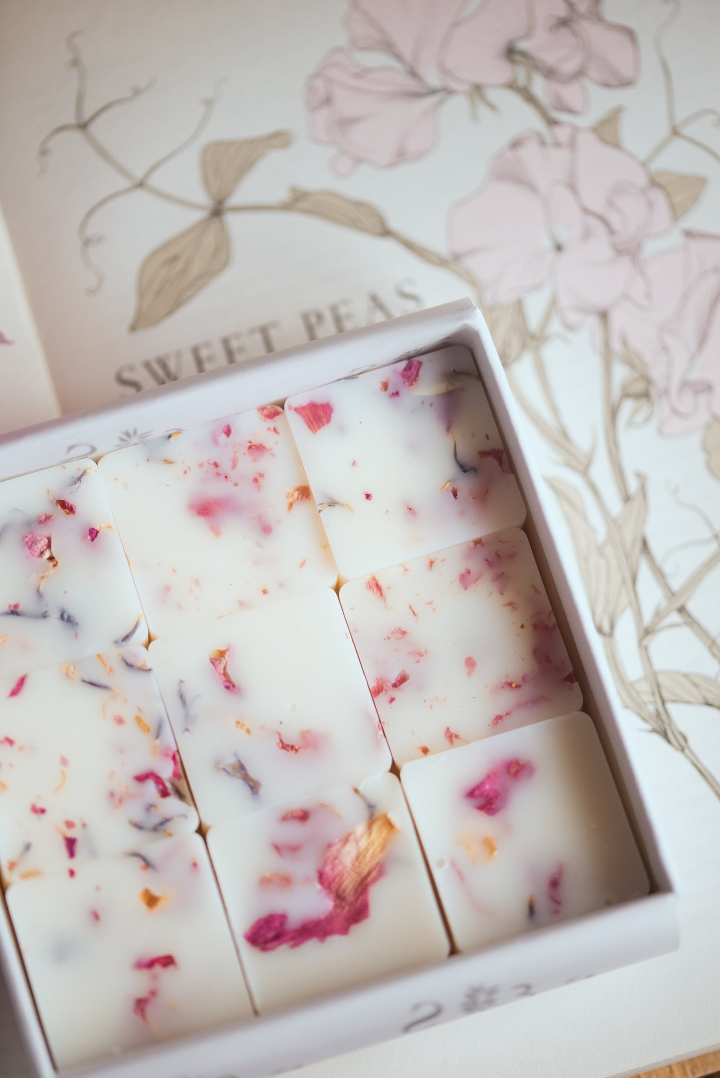 Peony & Sweet Pea Scented Soy Wax Melts