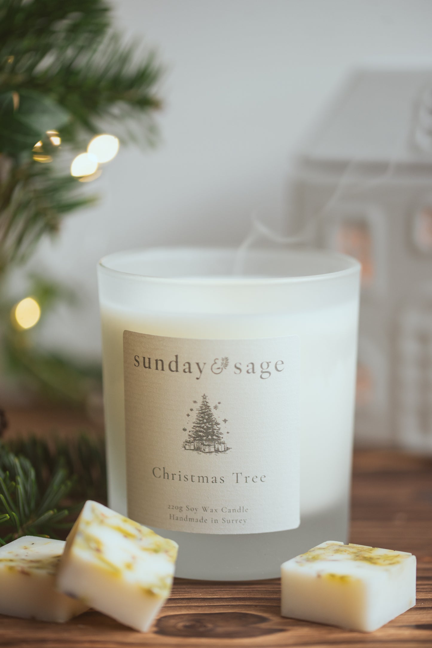 Christmas Tree Scented Soy Candle