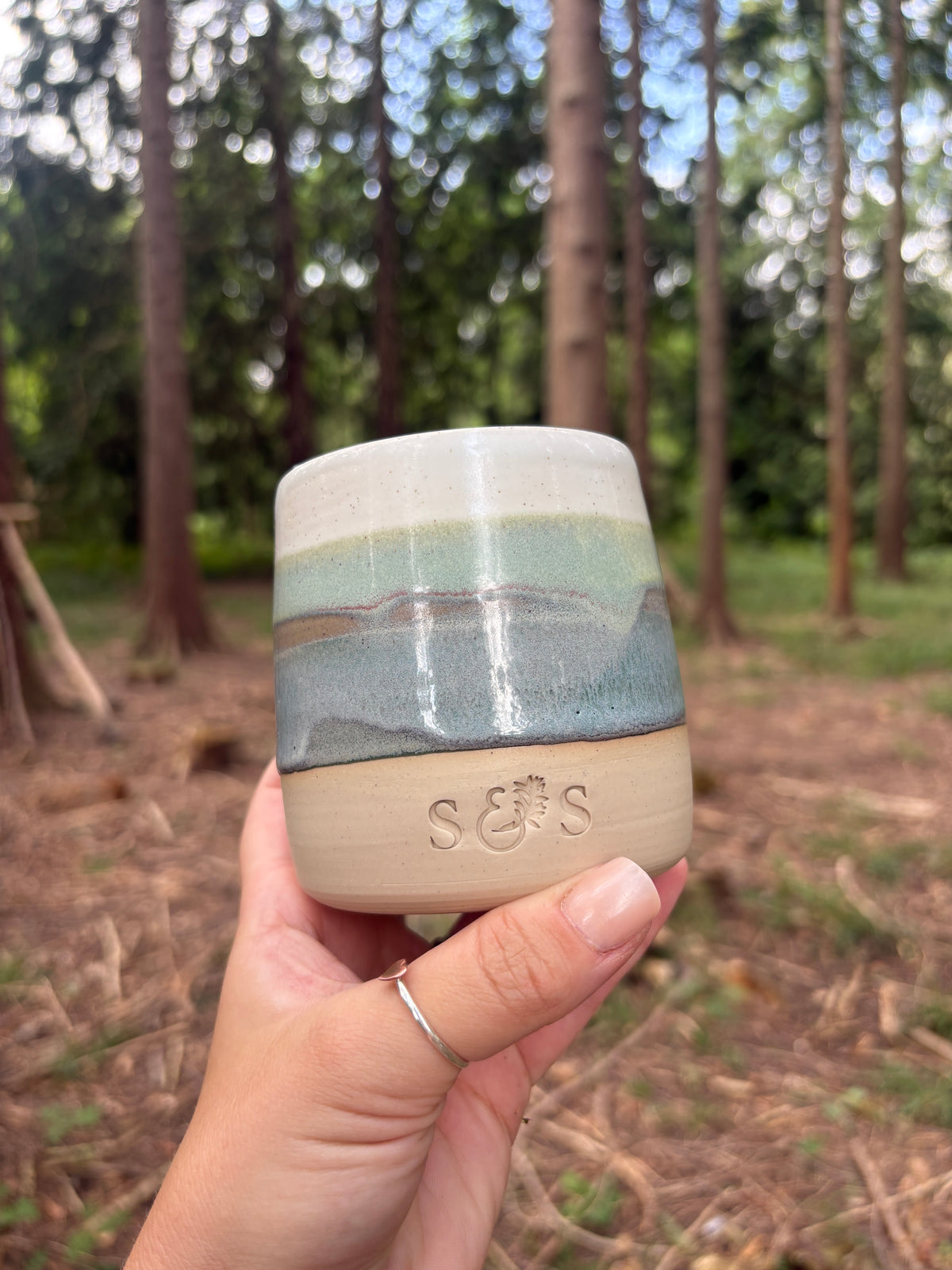 Forest Refillable Ceramic Candle- Starter Set